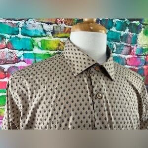 TALLIA Long Sleeve Shirt Size L geometric